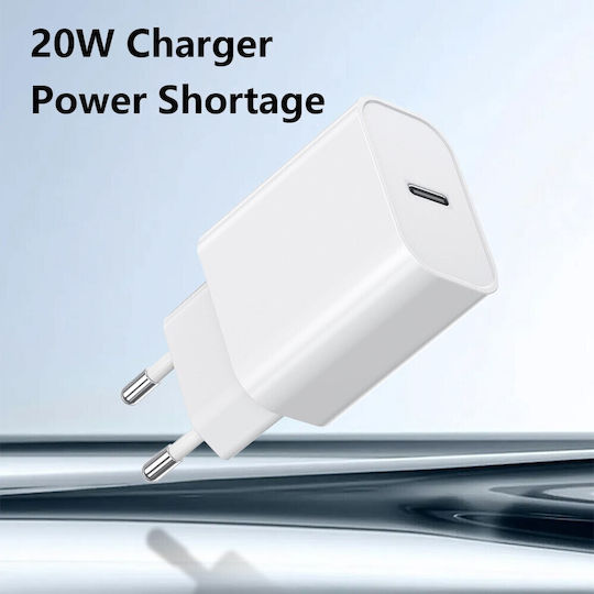 Alista Home Încărcător Fără Cablu cu Port USB-C 20W Power Delivery Alb (161965)