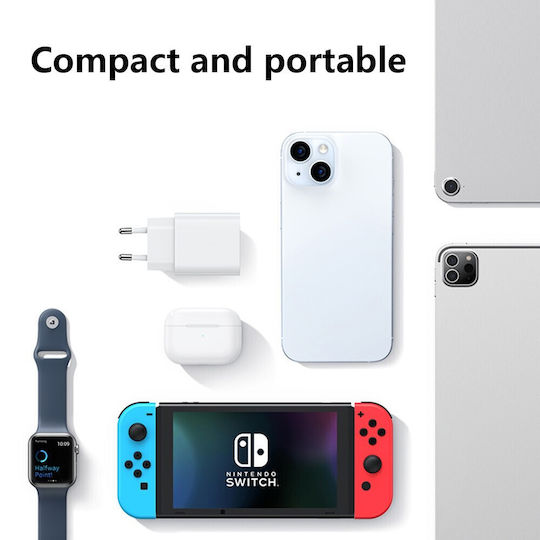 Alista Home Incarcator Fără Cablu cu Port USB-C 30W Power Delivery Alb (161966)