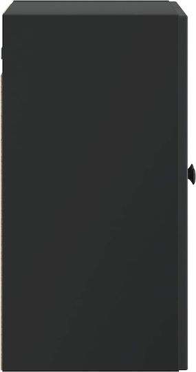 Dulap Suspendat Negru 59x31x60 cm