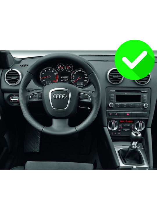 Carmedia Ηχοσύστημα Αυτοκινήτου για Audi A3 2003-2012 (Bluetooth/USB/WiFi/GPS/Apple-Carplay/Android-Auto) με Οθόνη Αφής 12.3"