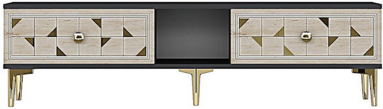 Έπιπλο TV Επιδαπέδιο Γκρι 150x30x41εκ.