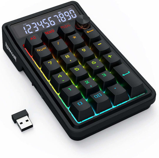 Redragon Cove K733 Gaming KeyPad με RGB φωτισμό (Αγγλικό US)