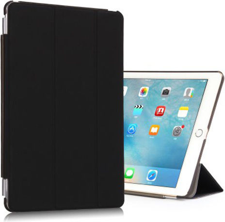 Oem Book Case Silicone Flip Cover Apple Ipad Pro 9.7'' 2017 2018 Black