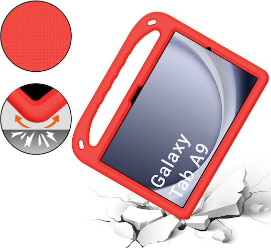 Funcolor Case Samsung Galaxy Tab A9 8.7 Red