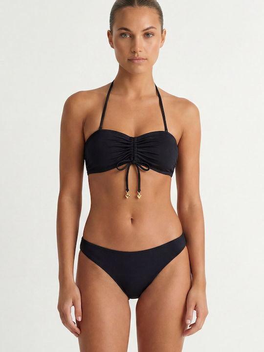 Strapless Bikini Top Black