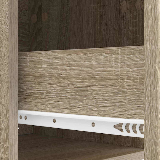 Bedroom Chest of Drawers Wooden Sonoma Oak 66x34.5x90cm