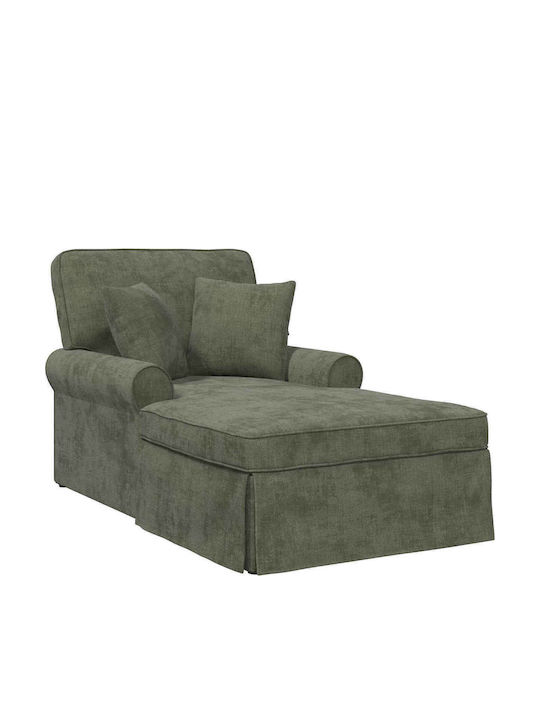Recliner Fabric Green L157xW91xH91cm