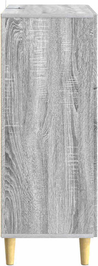 Comodă Dormitor din Lemn Gri 66x34.5x90 cm
