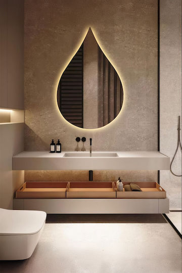 SteweHome Asymmetric Mirror & LED Lighting SteweHome Asymmetric Mirror & LED Lighting