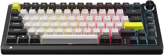 Corsair Makr Pro 75 Безжична Hall Effect Гейминг Клавиатура 75% с RGB осветление (Международен английски език)
