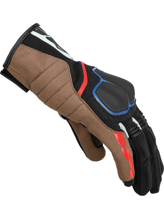 Spidi Sport-Gt Summer Men's Motorcycle Gloves Blue/Ice/Red 422