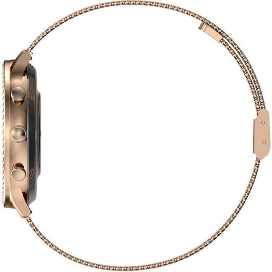 Veltori VT310-1 Smartwatch mit Herzfrequenzsensor (Gold)
