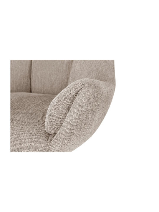 Odette Drehbarer Sessel Ecru 81x73x89cm