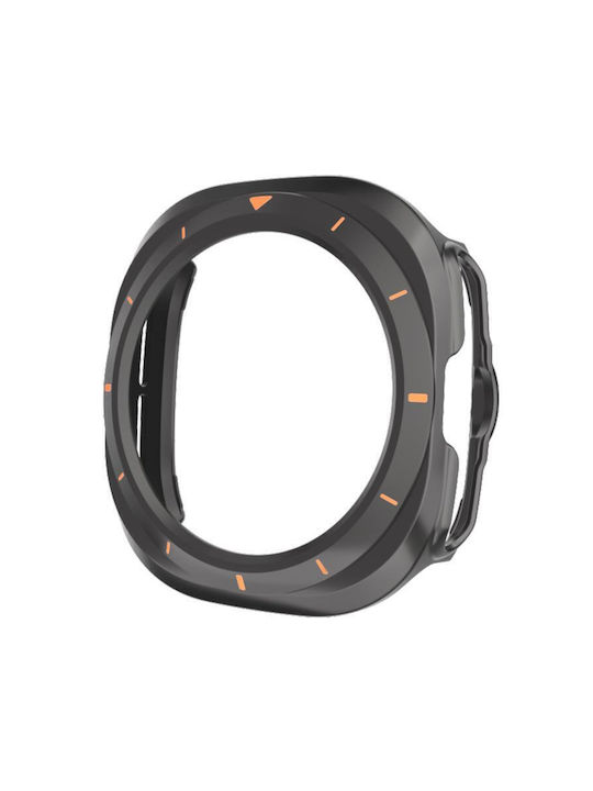 Samsung Galaxy Watch Ultra Ultra 2025 Xdfind Scale Frame Pc Hollow Watch Cover Titanium Grey + Orange Xdfind Samsung Galaxy Watch Ultra Ultra 2025 Xdfind Scale Frame Pc Hollow Watch Cover Titanium Grey + Orange Xdfind