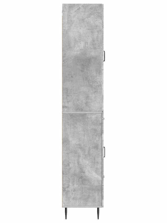 vidaXL Coloană Duș Fără Baterie 66cm Gri