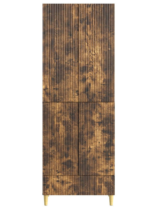 vidaXL Duschsäule Ohne Batterie 66cm Braun