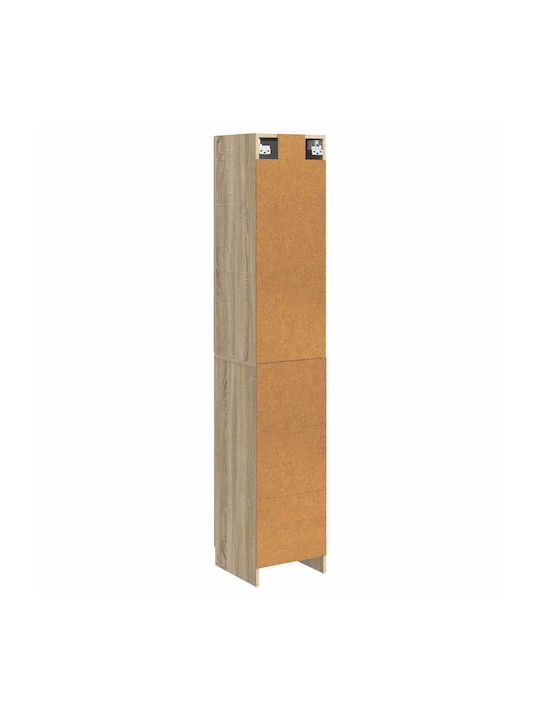 Metal Storage Cabinet with 2 Drawers L33xW34.5xH87cm