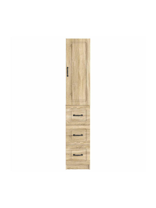 Metal Storage Cabinet with 2 Drawers L33xW34.5xH87cm