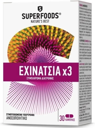 Superfoods Echinacea X3 30 caps