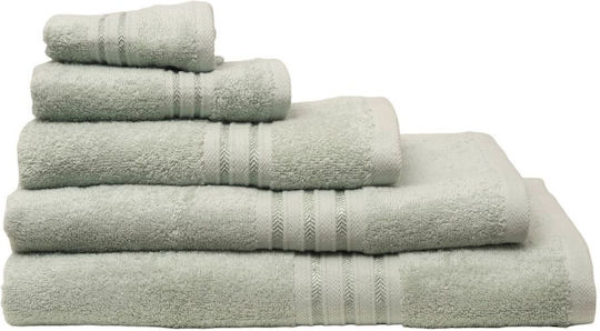 Viopros Set of Bath Towels 3 pcs Mint Weight 480gr/m²