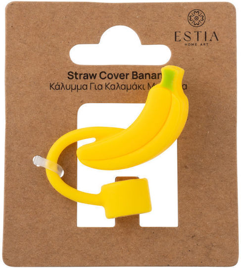 Estia Banan Strohhalmabdeckung aus Kunststoff