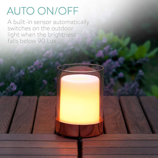Navaris Set of 2 Solar Light Lanterns with Motion Sensor IP44