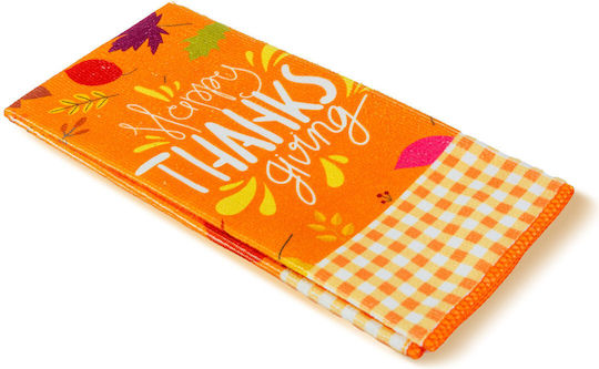 Mercaton Küchenhandtuch in Orange Farbe 58x38cm