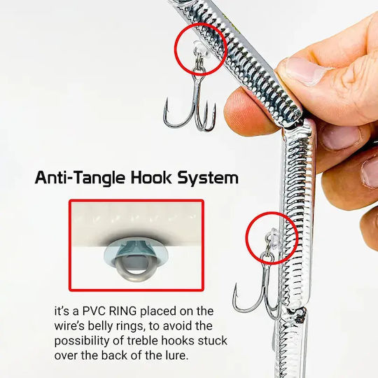Jack Fin Stylo Τεχνητό Δόλωμα Ψαράκι (Minnow) Μπλε