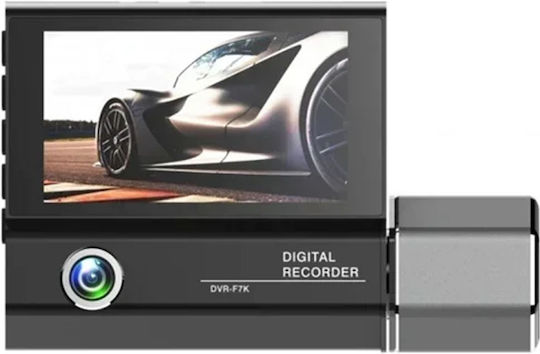 Set Cameră DVR Auto 1080P cu Ecran 3" și Cameră Marșarier