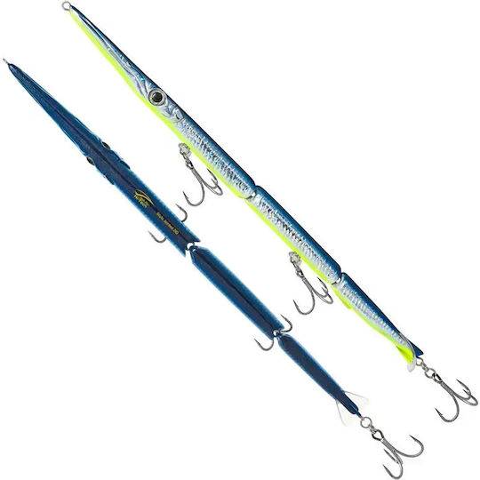 Jack Fin Stylo Artificial Bait Minnow Fluorescent White