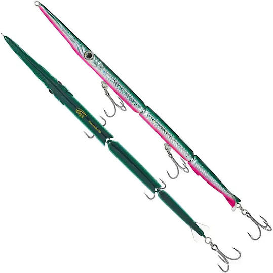 Jack Fin Stylo Artificial Bait Minnow Fluorescent White