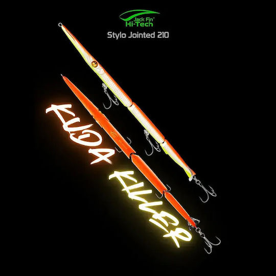 Jack Fin Stylo Τεχνητό Δόλωμα Ψαράκι (Minnow) Πράσινο