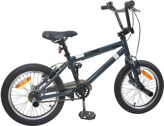 vidaXL Bicicletă Copii BMX Gri 16"