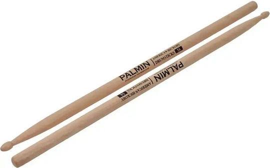 Palmin Palmin-dstick-b Palmin Drumstick Ah-5b One Pair 110gr American Hickory