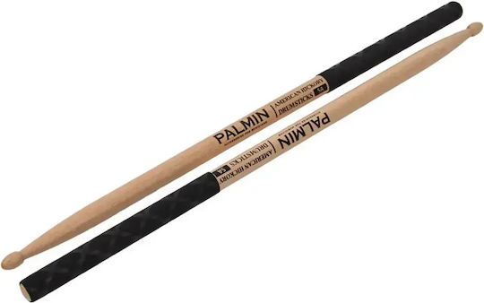 Palmin Palmin-dstick-pa2 Palmin Drumstick Premium Ah-5a Two Pairs 100gr American Hickory