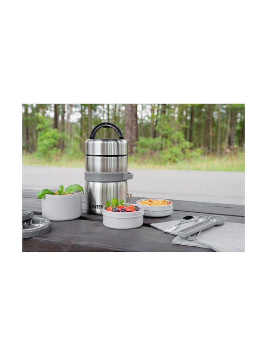 N'Oveen Lunch Box Inox Silver 2lt