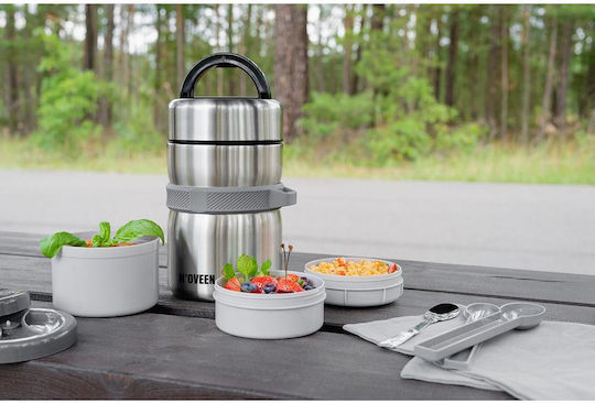 N'Oveen Inox Mittagsboxen Silber 2lt TB961