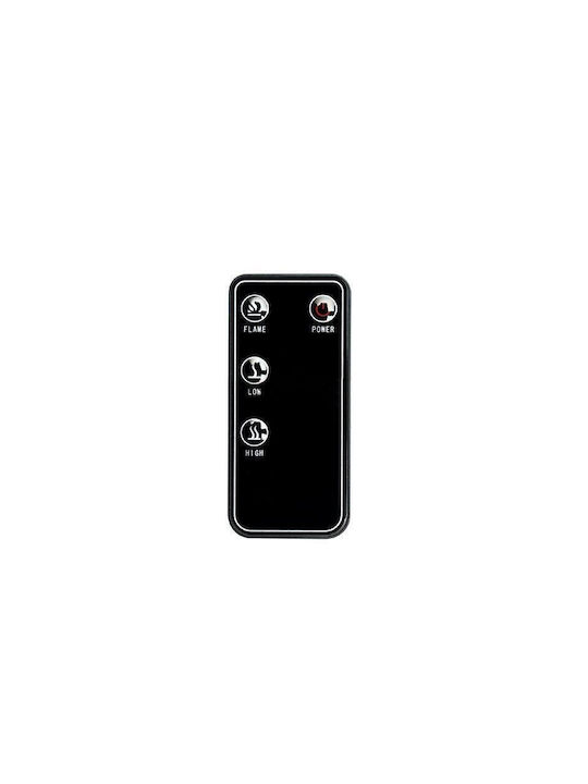 Șemineu Electric de Perete 2000W 100x50cm Negru