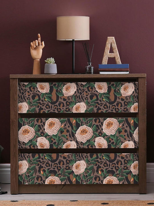 Selbstklebende Tapete Vinyl Rosa 300x61cm