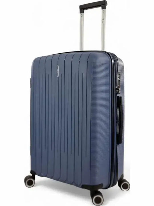 Rain Hard Travel Suitcases Blue
