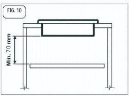 Thermogatz TGC 4236 GL Domino Εστία Φυσικού Αερίου Αυτόνομη 36x51εκ.