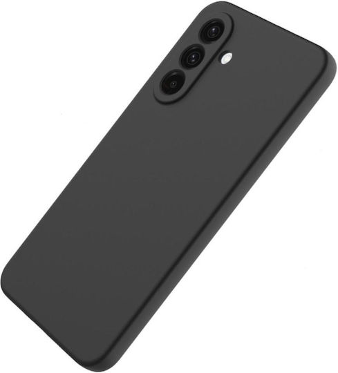 Lemontti Silikon Weiche Schlanke Handyhülle Samsung Galaxy A36 Schwarze