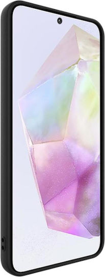 Lemontti Silikon Weiche Schlanke Handyhülle Samsung Galaxy A36 Schwarze