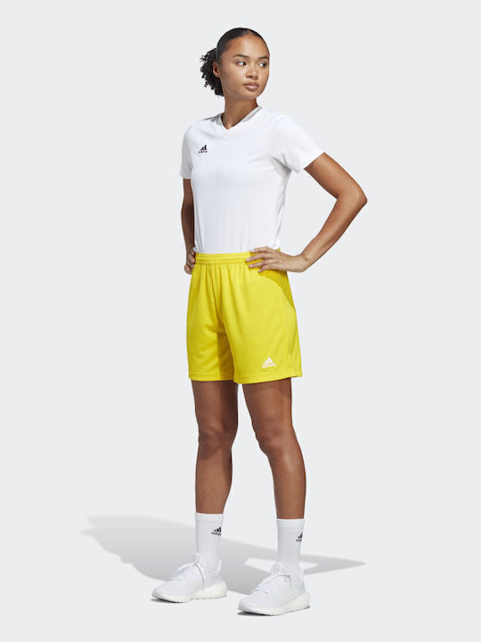Entrada 22 Women's High-waisted Sporty Shorts Team Yellow