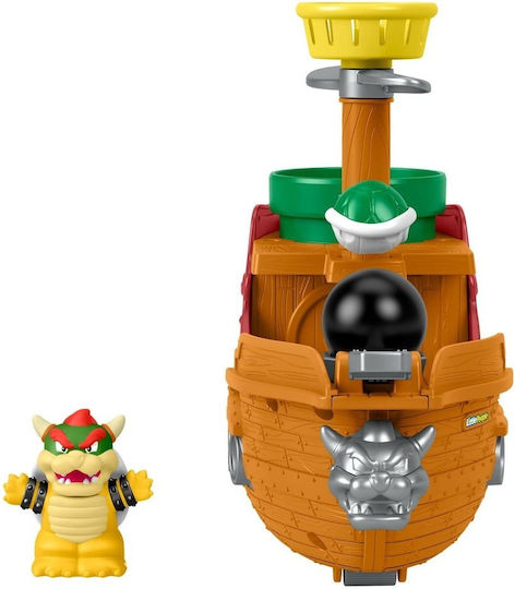 Flying Ship – My Super Mario Little People Playset Bowser’s Airship Fisher-price