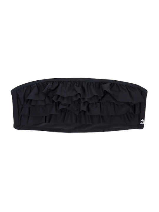 Strapless Bikini Top Μαύρο