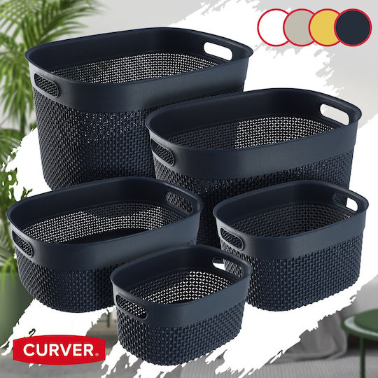 Curver Coș de Depozitare Albastru 3.5l