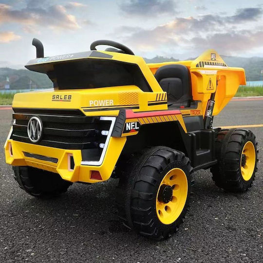 Doppelsitzer Lastwagen mit Fernbedienung 12 Volt Gelb