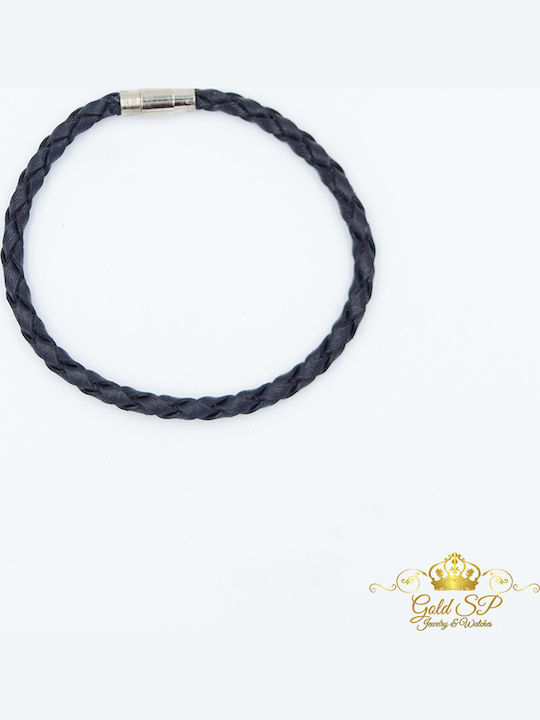 Chrysostomos Men's Leather Bracelet