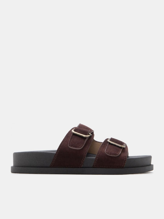 Дамски Сандали Flatforms Кафяви